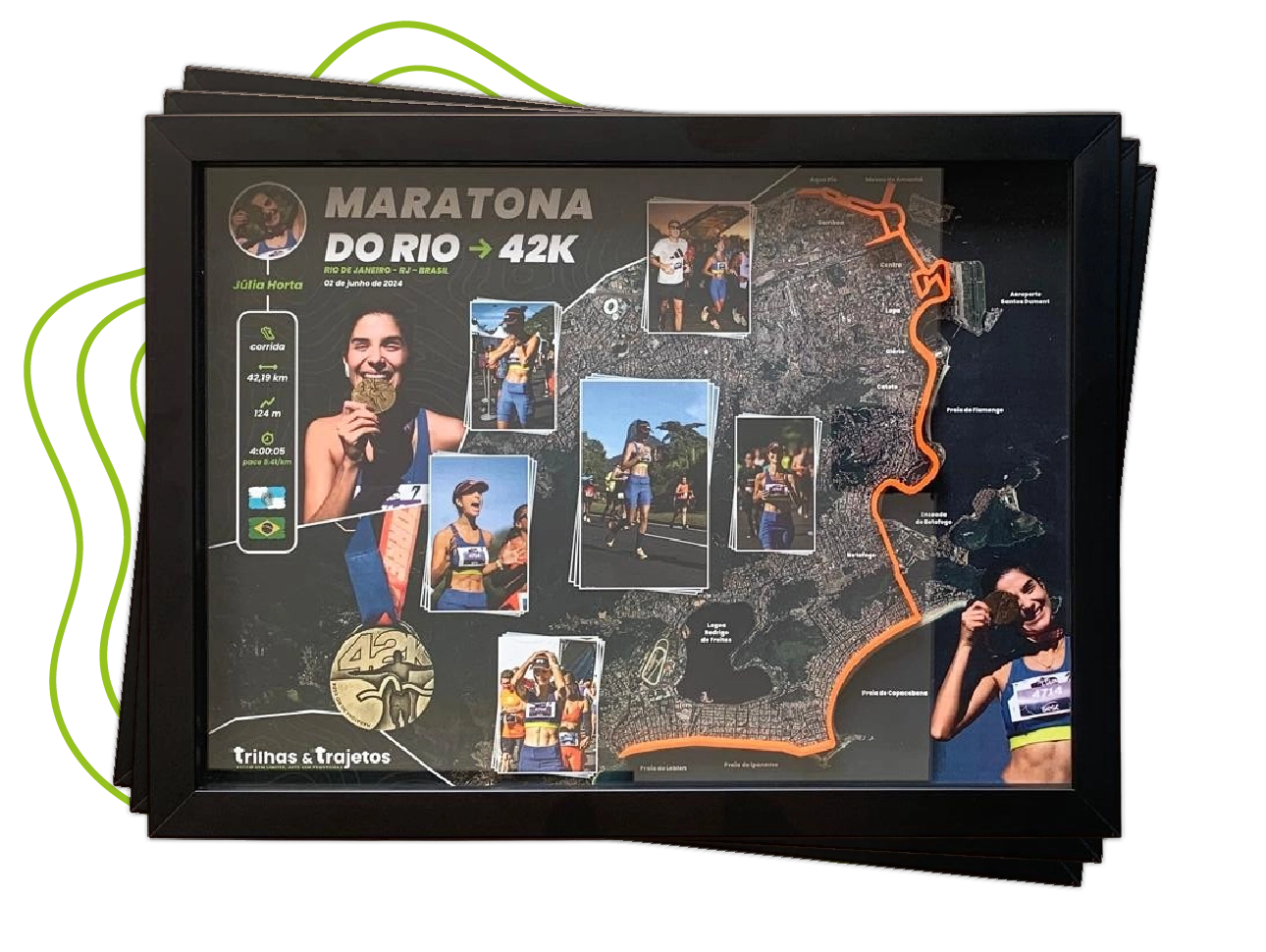 Quadro personalizado Trilhas e Trajetos