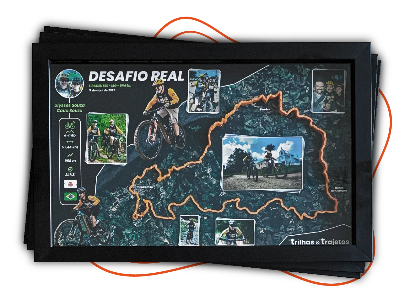 Quadro personalizado Trilhas e Trajetos