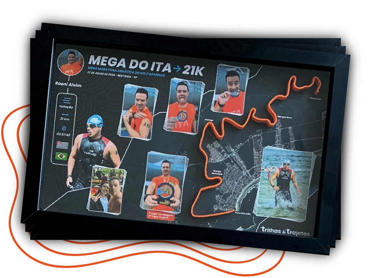 Quadro personalizado Trilhas e Trajetos