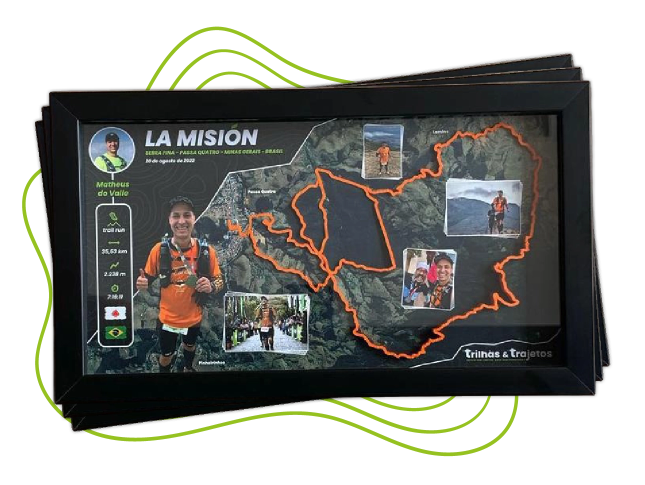 Quadro personalizado Trilhas e Trajetos